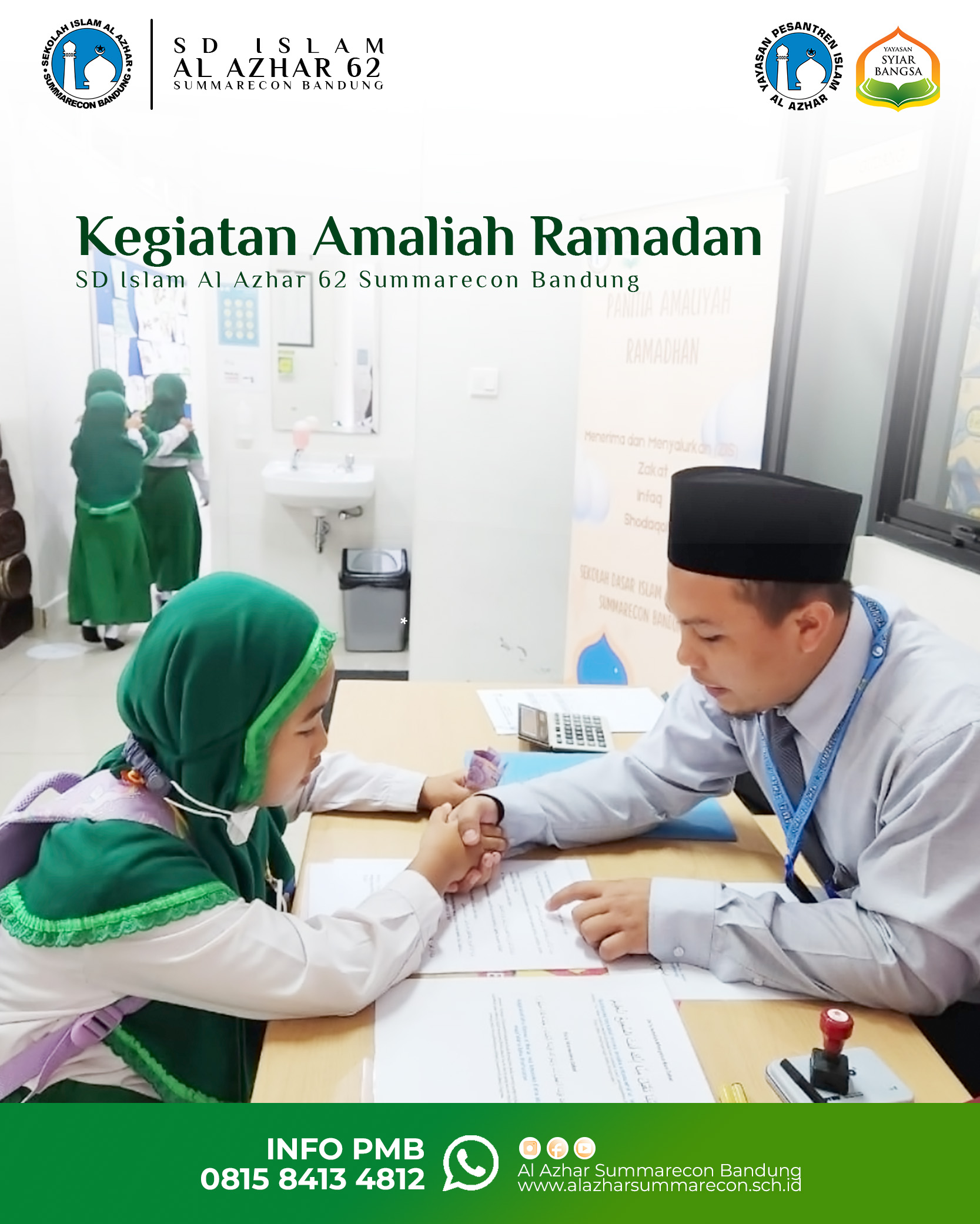 Kegiatan Amaliah Ramadan tahun 1444 H di SD Islam Al Azhar 62 Summarecon Bandung